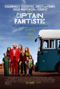 Póster "Captain Fantastic" (2016). Películas inspiradoras para la vida en camper.